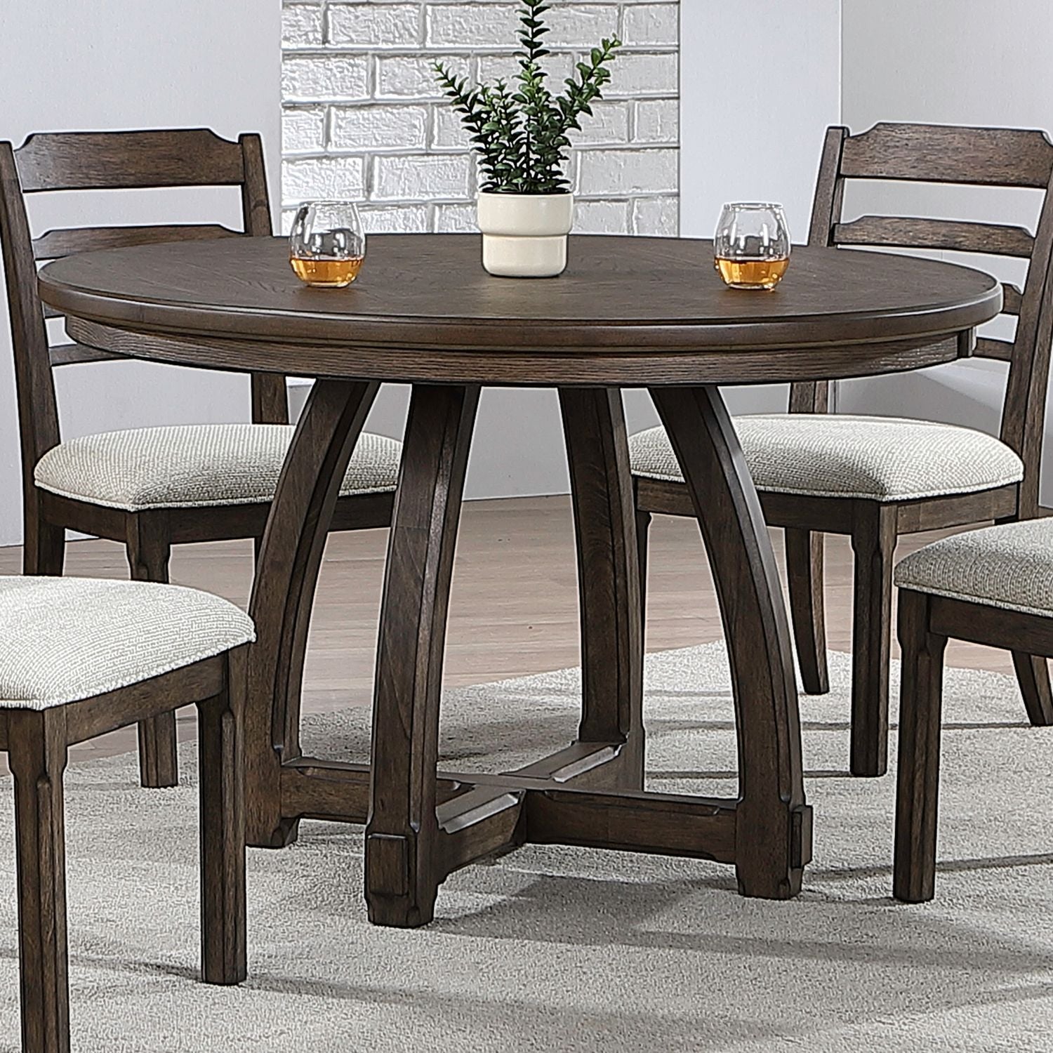 Pedestal Table Set