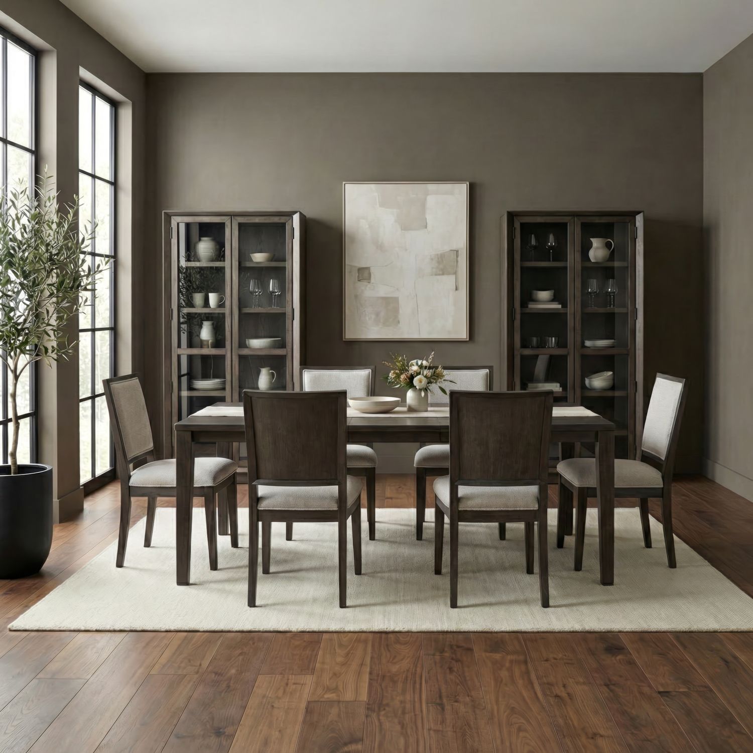 7 Piece Rectangular Table Set