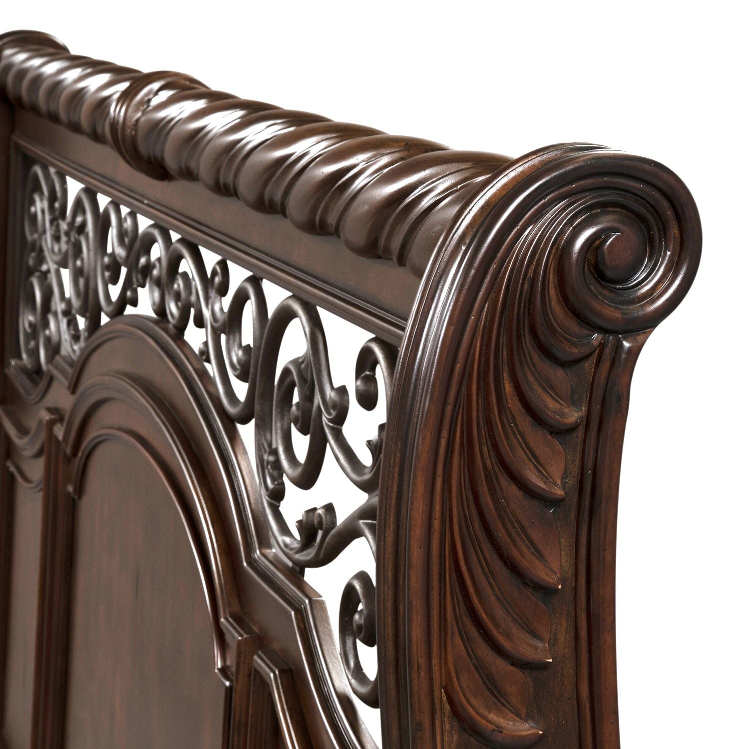 King California Sleigh Bed