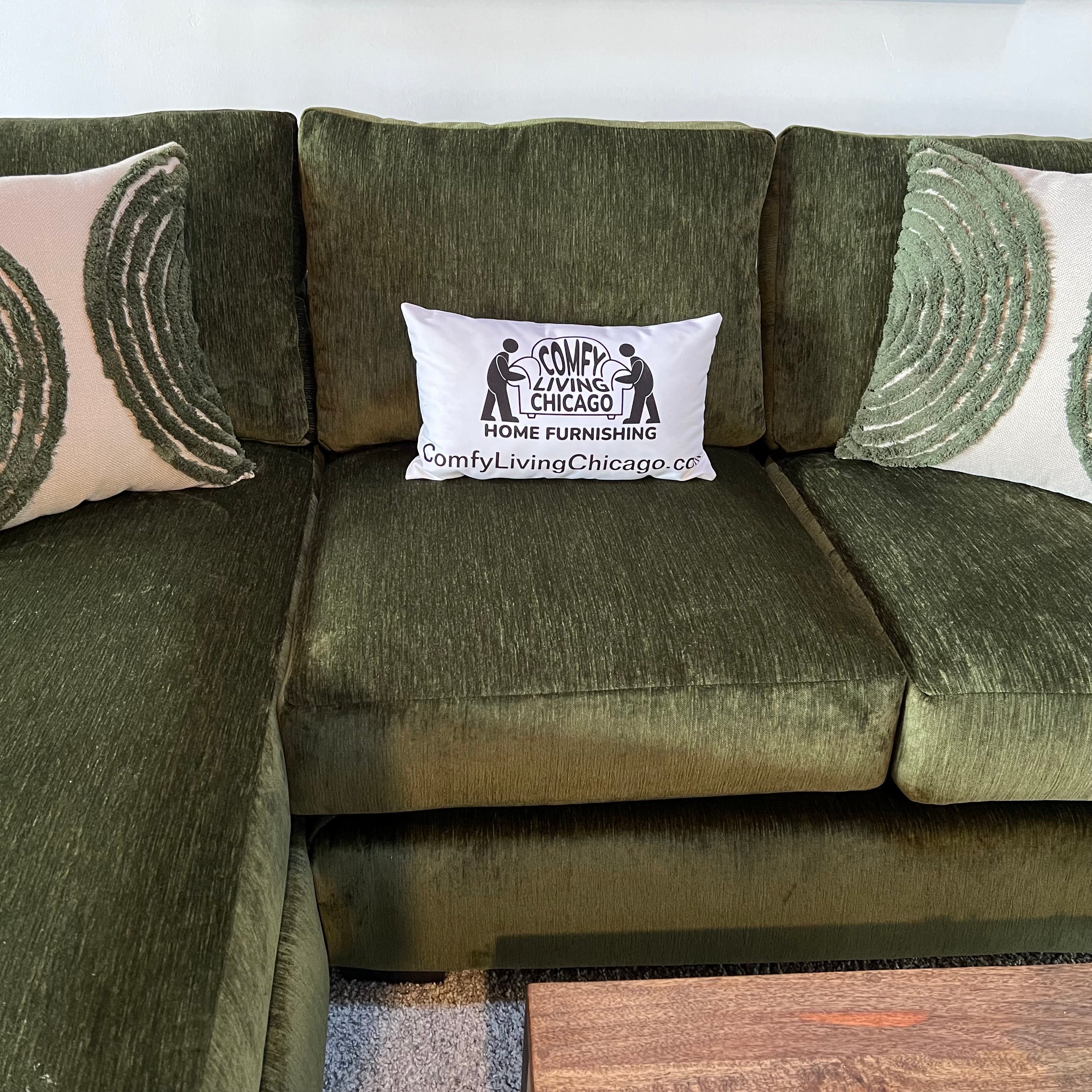 Loft Sectional Sofa with USB Chargers