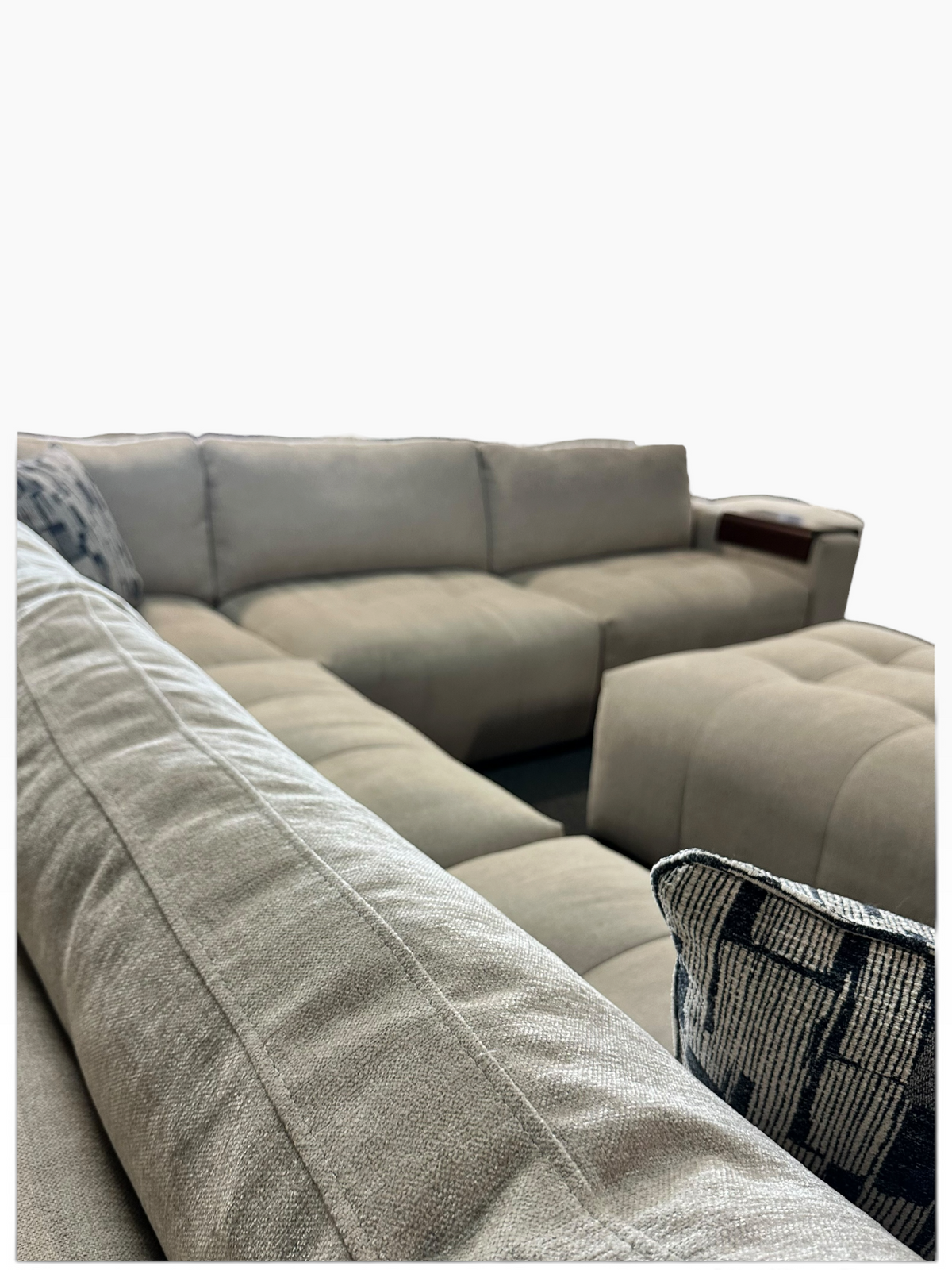 Modular 6-Piece Sectional with Ottoman
