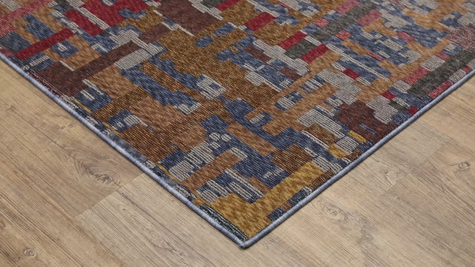 Oriental Weavers Tisdell TIS03 Blue/Multi Area Rug