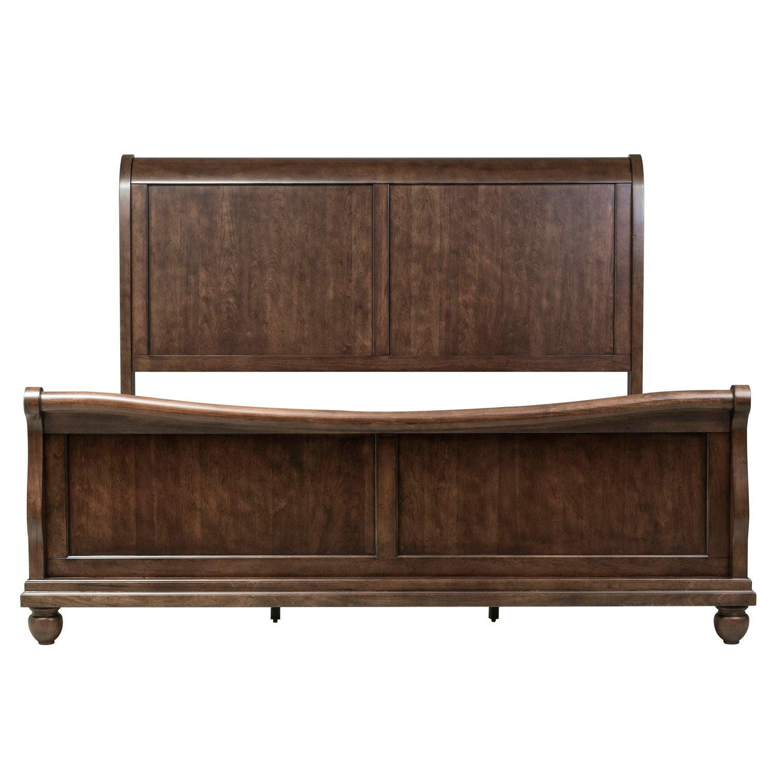 Queen Sleigh Bed, Dresser & Mirror, Night Stand