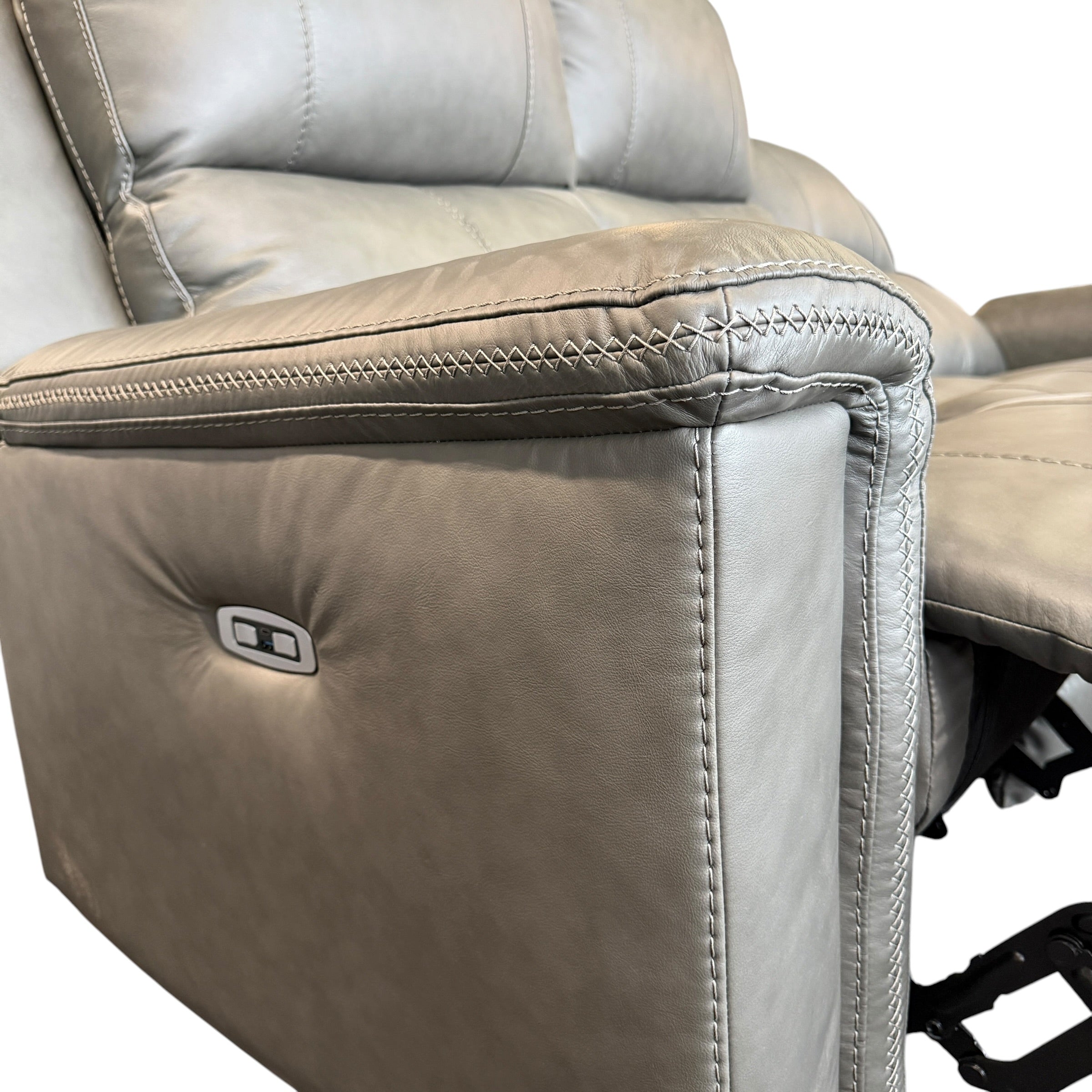 Bennet Electric Leather Recliner Sofa