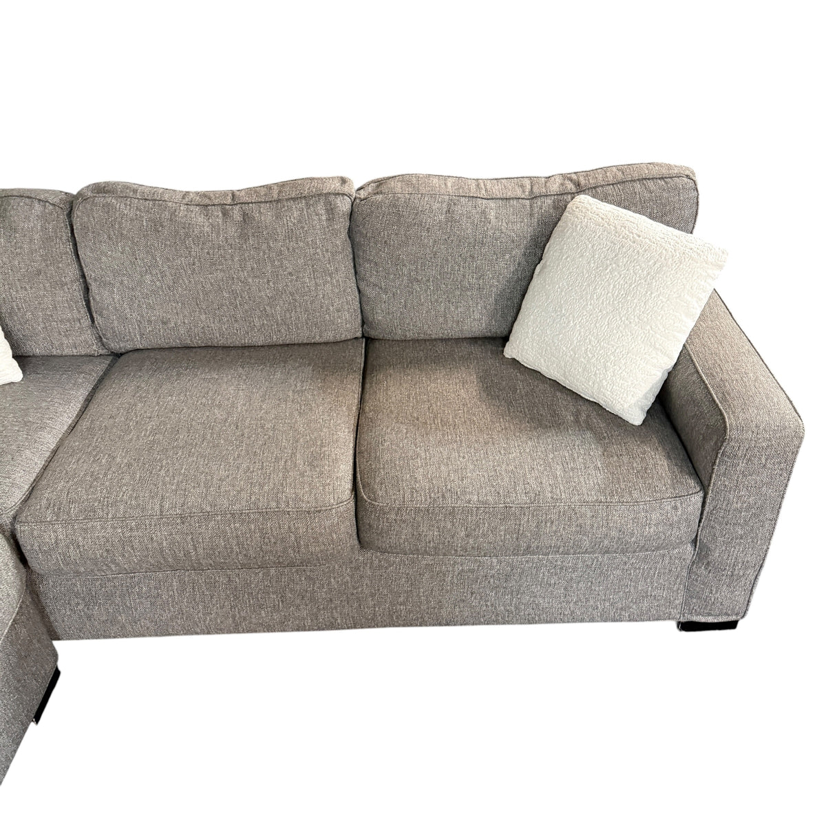 U-Shape Sectional in Gray with LAF Chaise