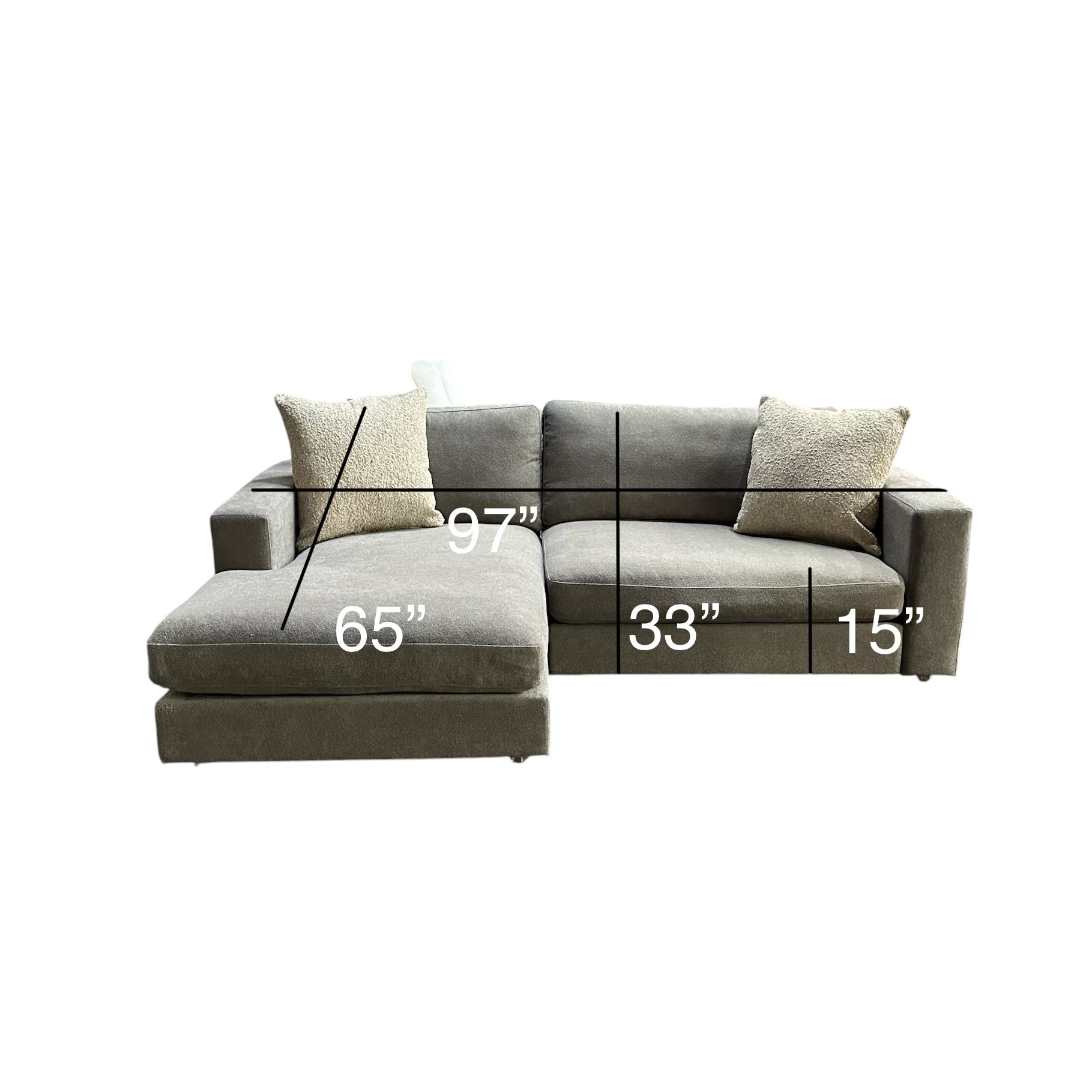 Sectional Sofa with Reversible Chaise
