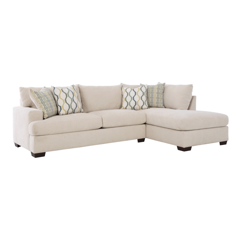 Sandburg Sectional with Bumper Chaise
