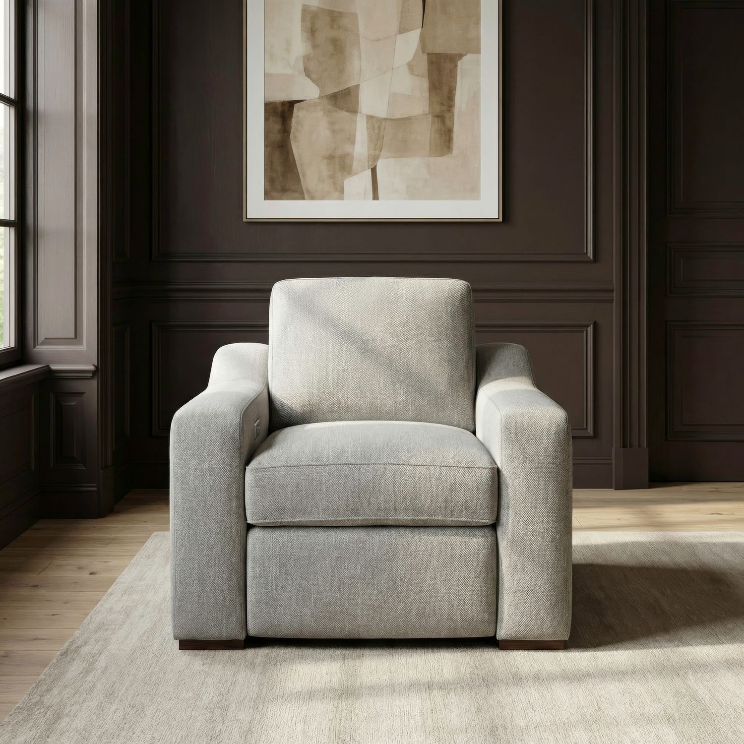 Chair with Power Footrest & WS