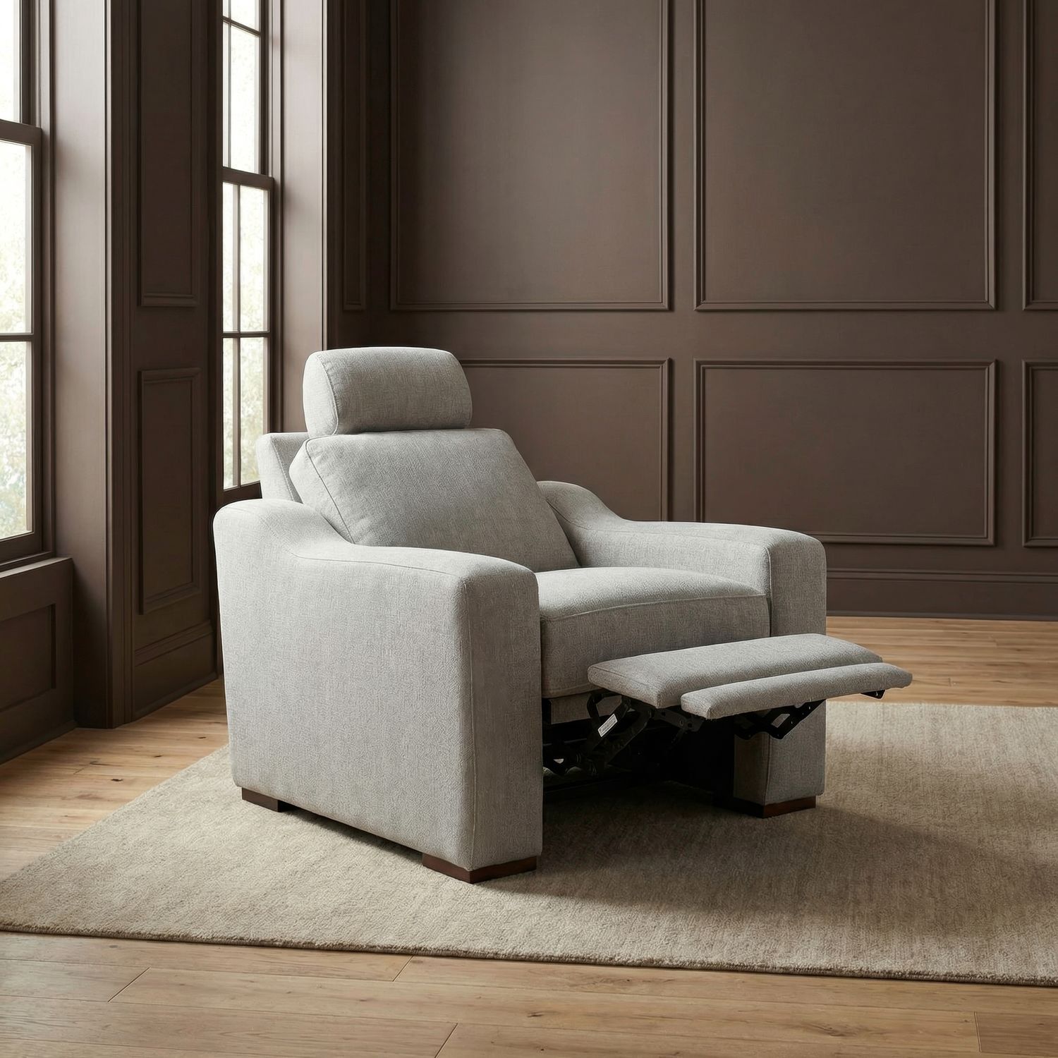 Chair with Power Footrest & WS