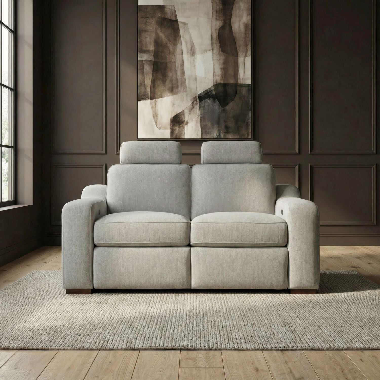 Loveseat with Power Footrest & WS
