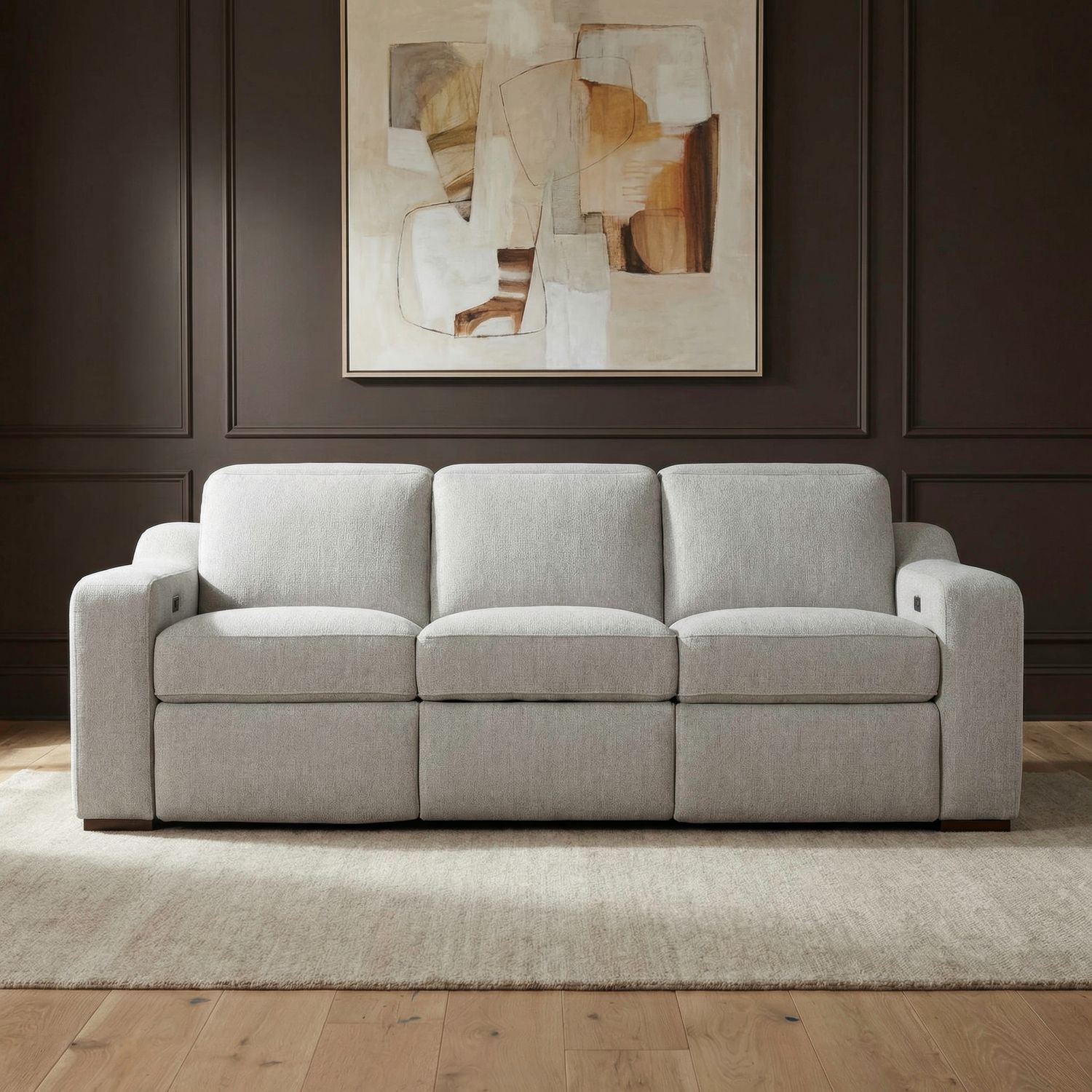 Sofa with Power Footrest & WS