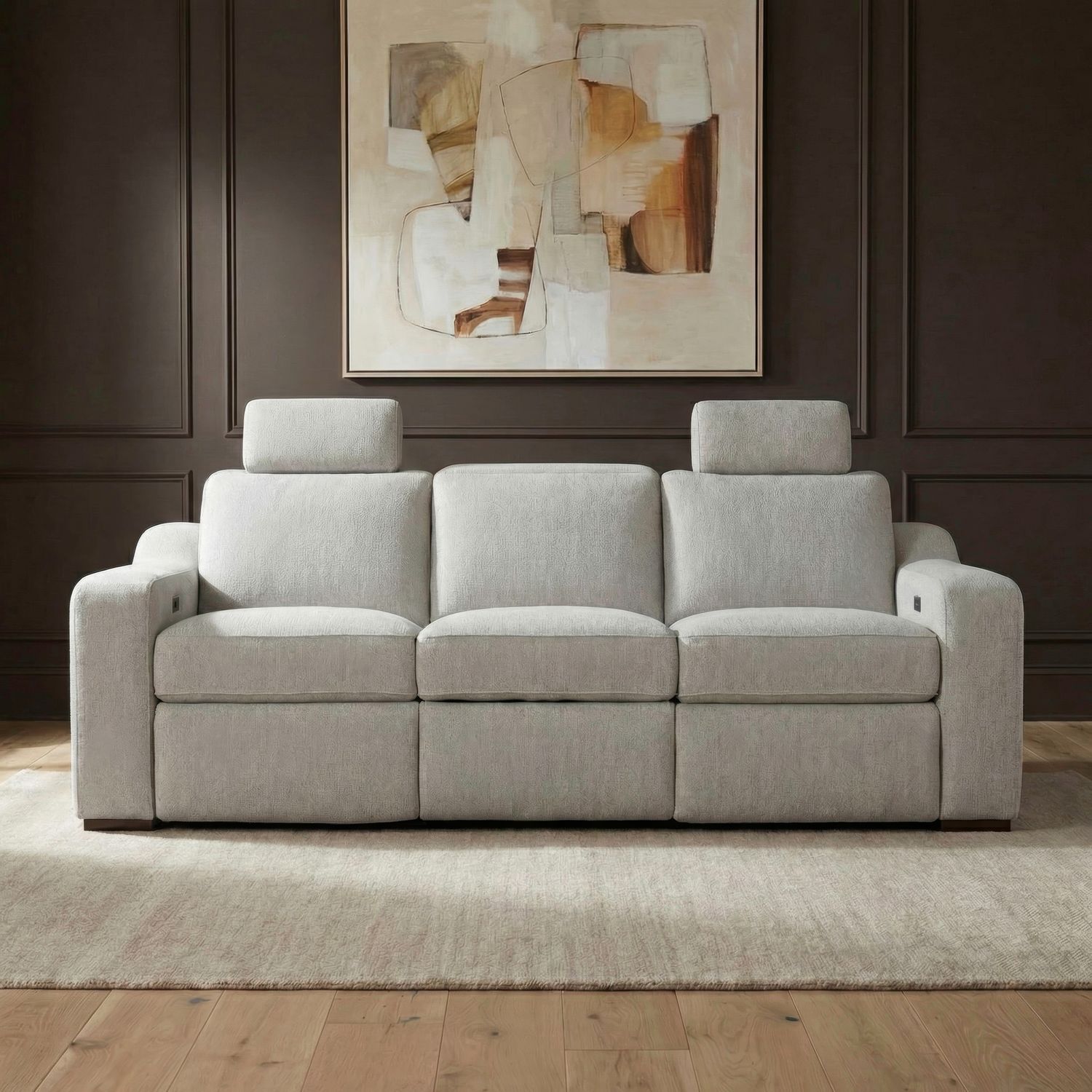 Sofa with Power Footrest & WS