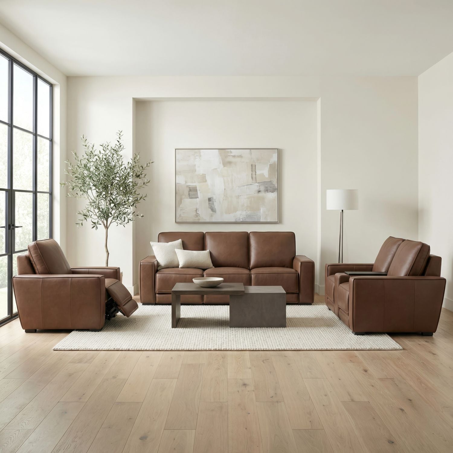 Sofa w/ Loveseat & Recliner