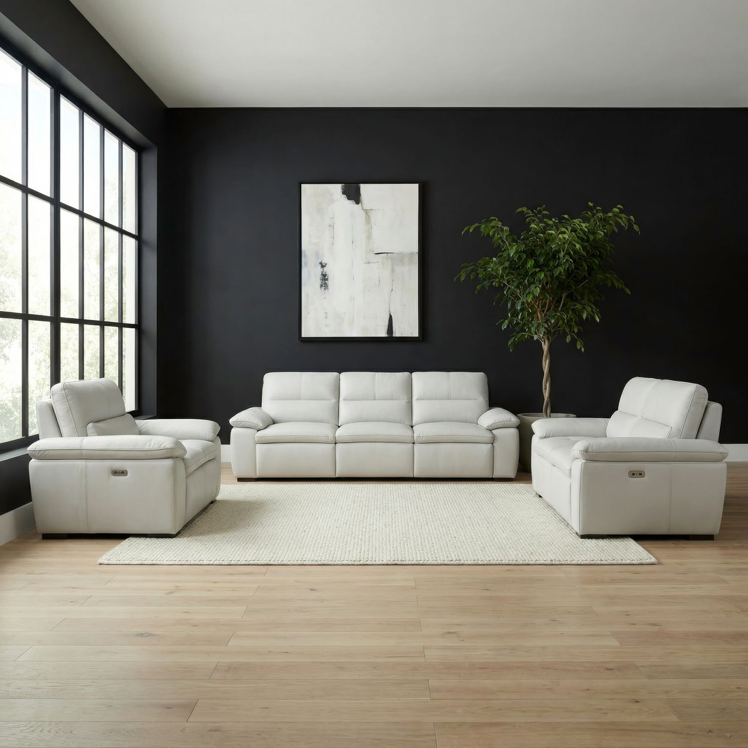 Sofa w/ Loveseat & Recliner