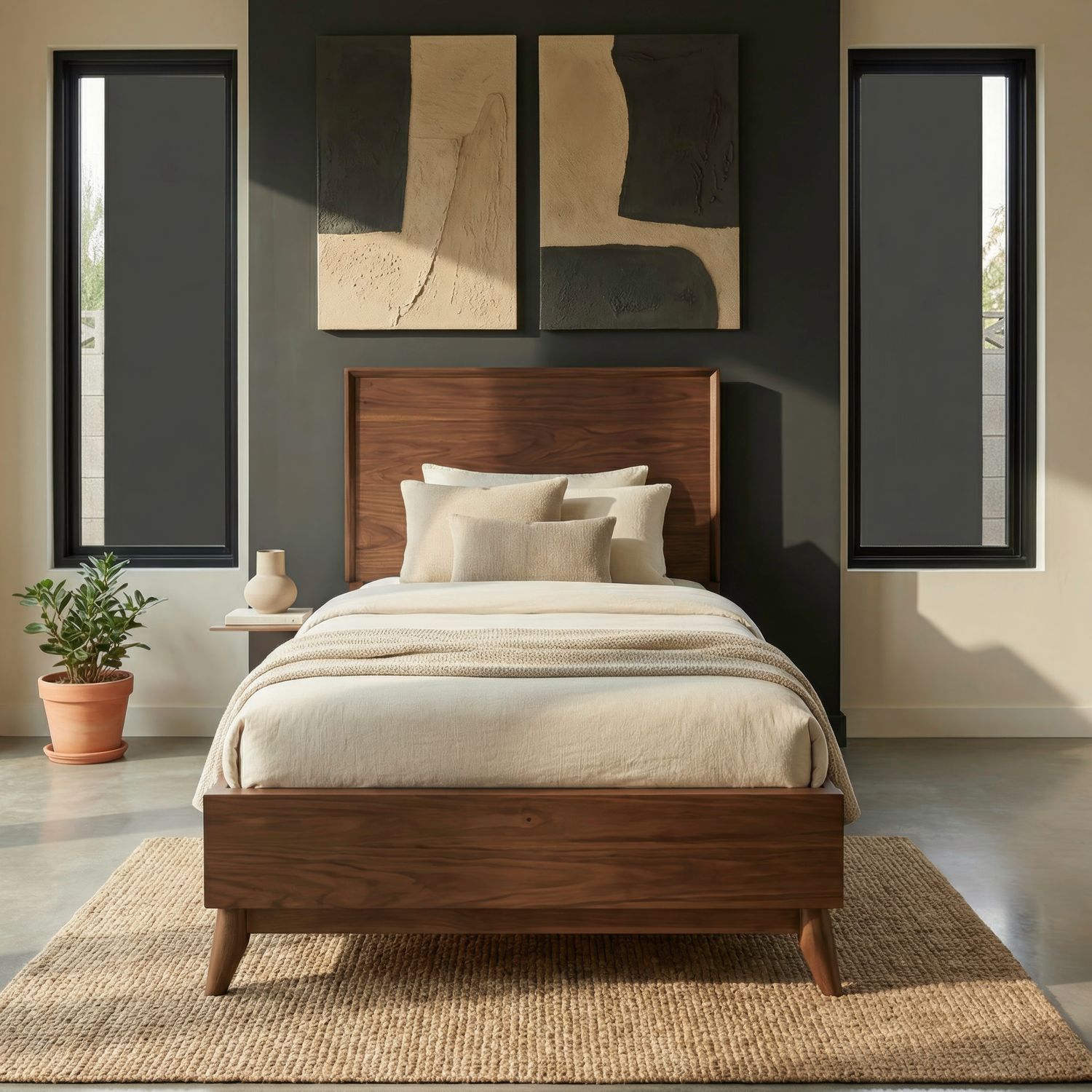 Twin Platform Bed