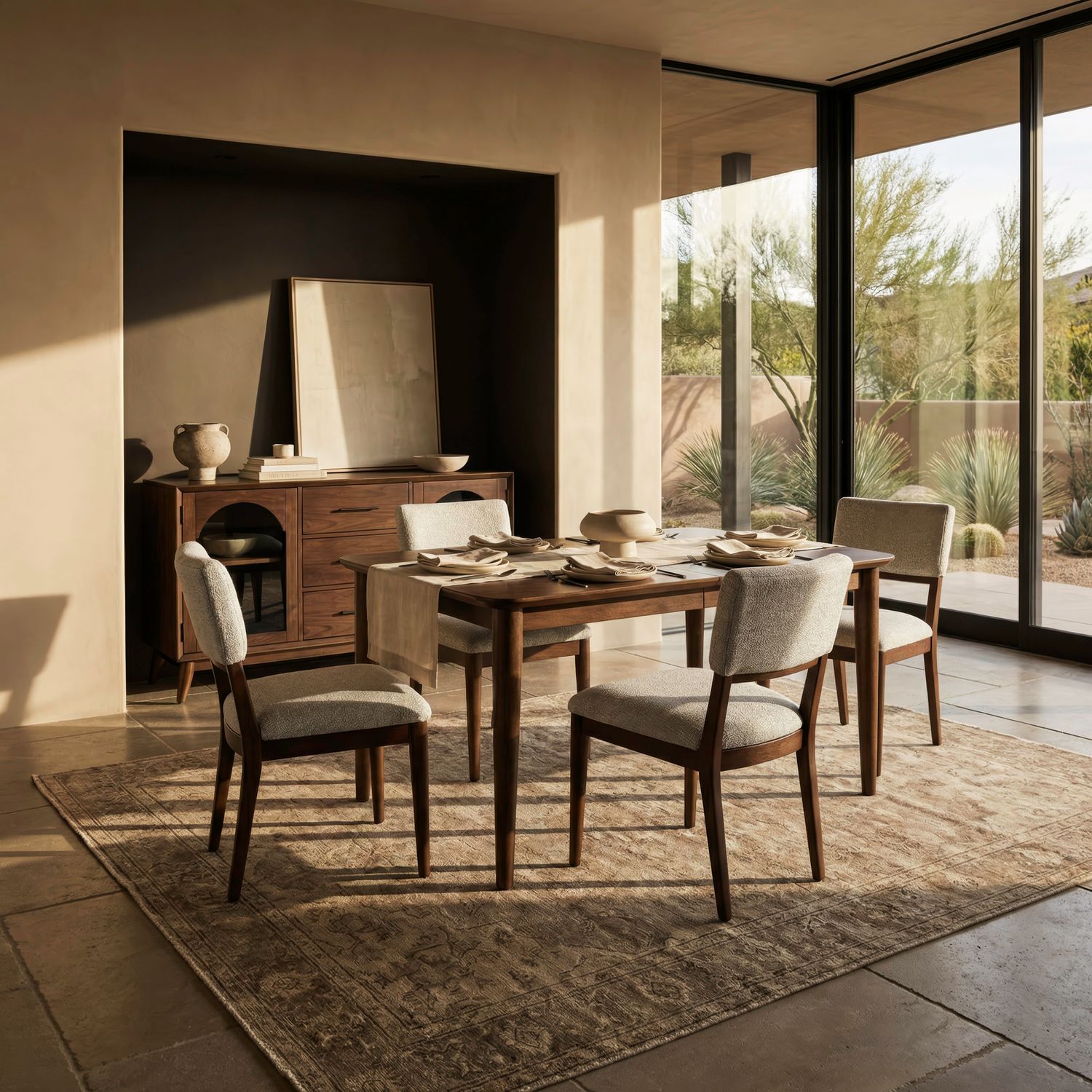 5 Piece Rectangular Table Set