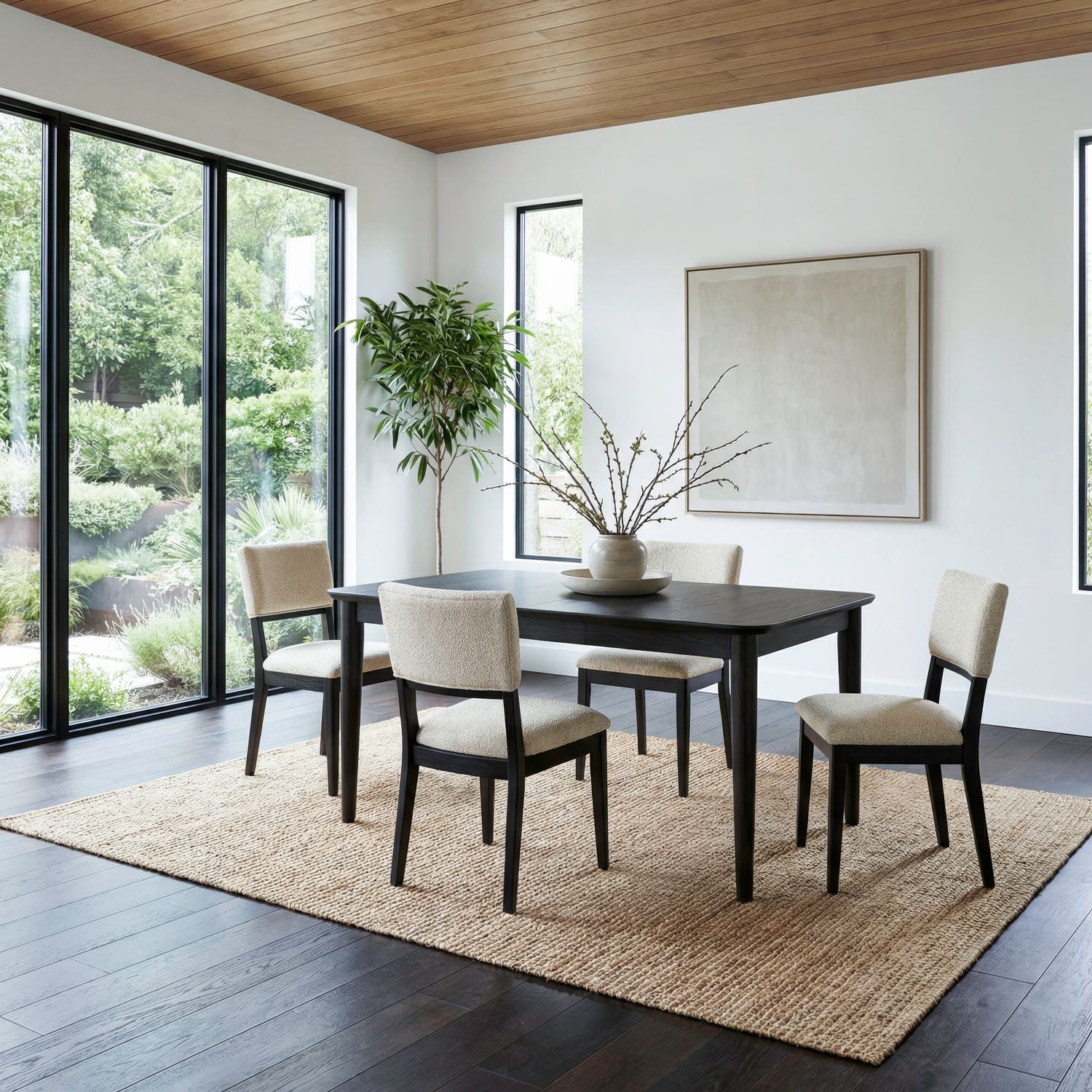 5 Piece Rectangular Table Set
