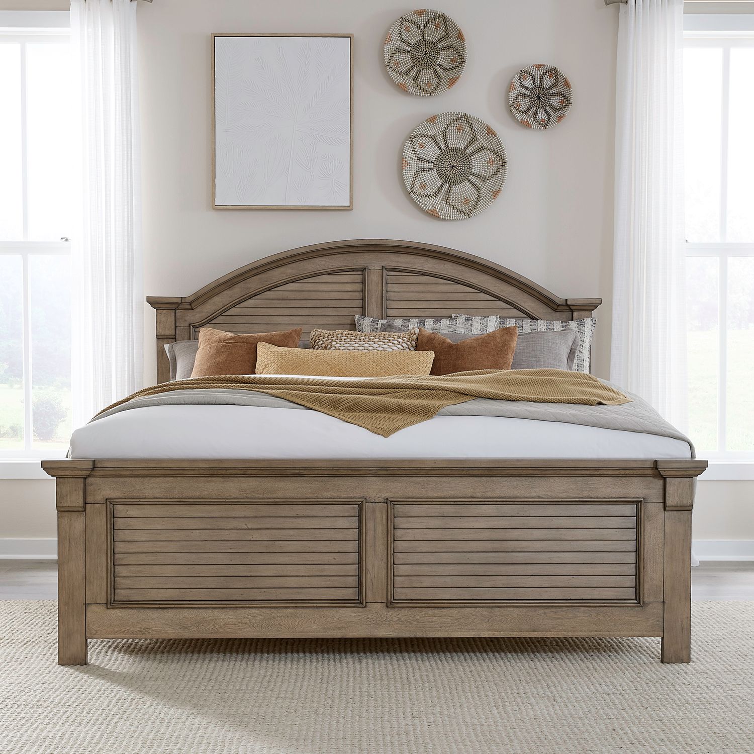 King California Panel Bed