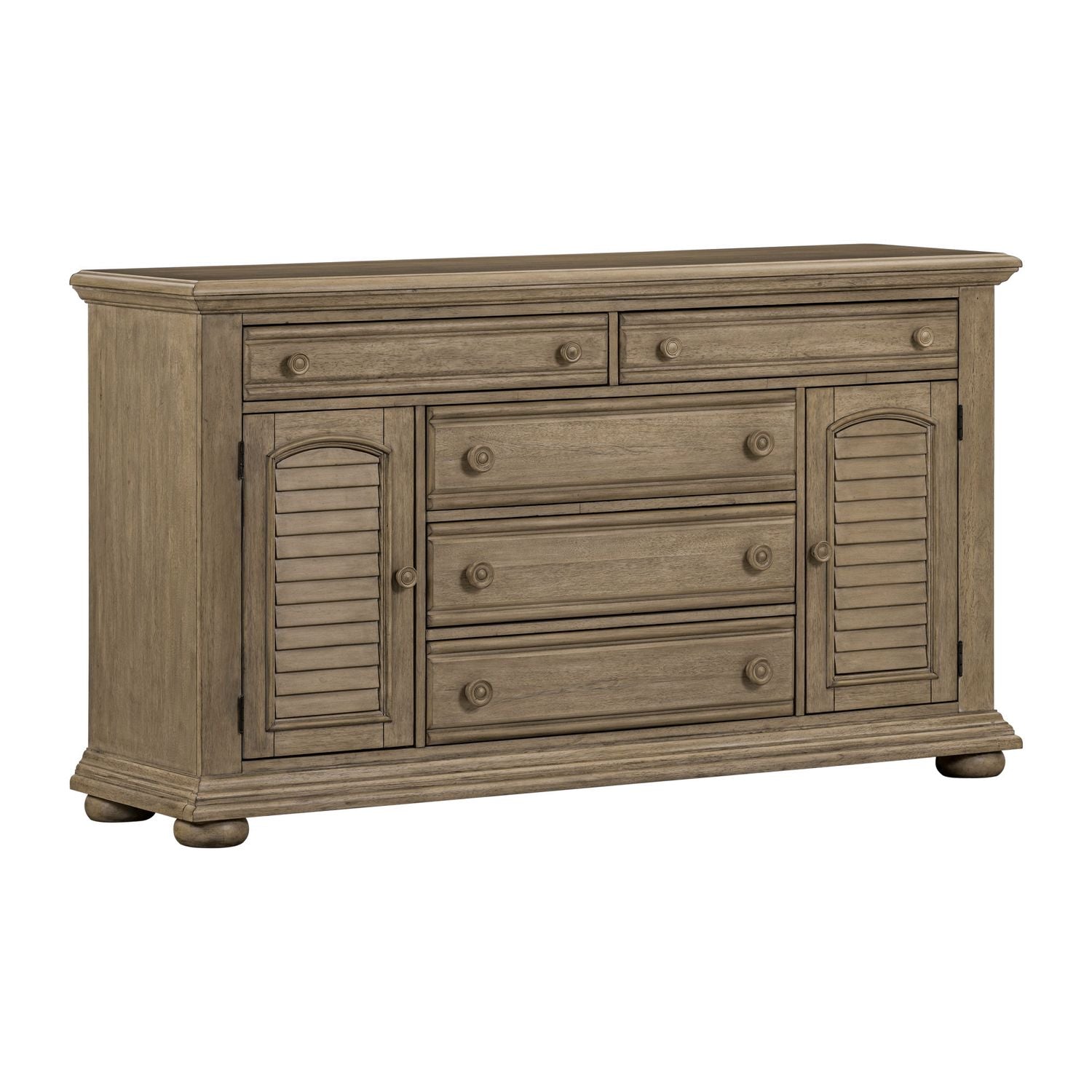 2 Door 5 Drawer Dresser