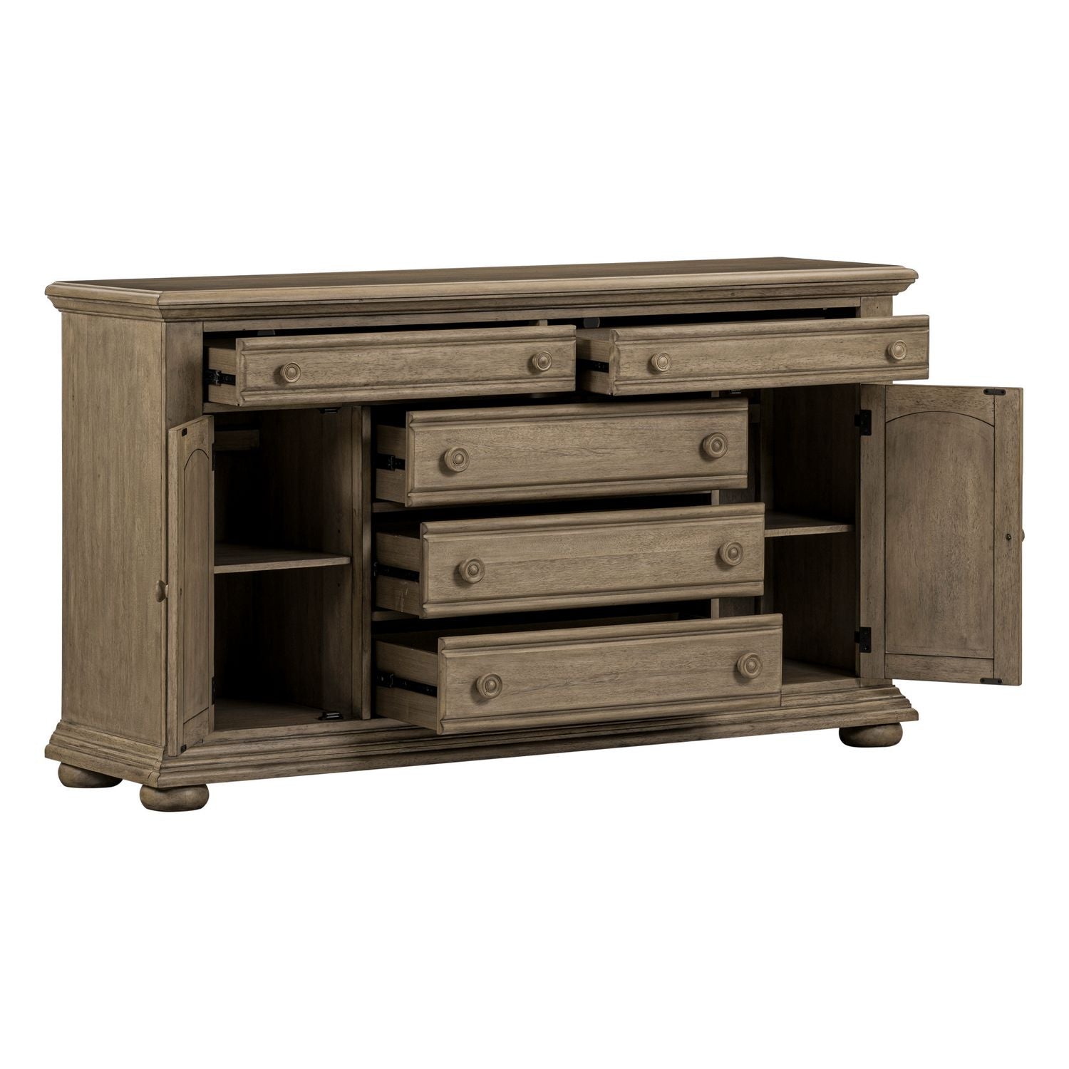 2 Door 5 Drawer Dresser