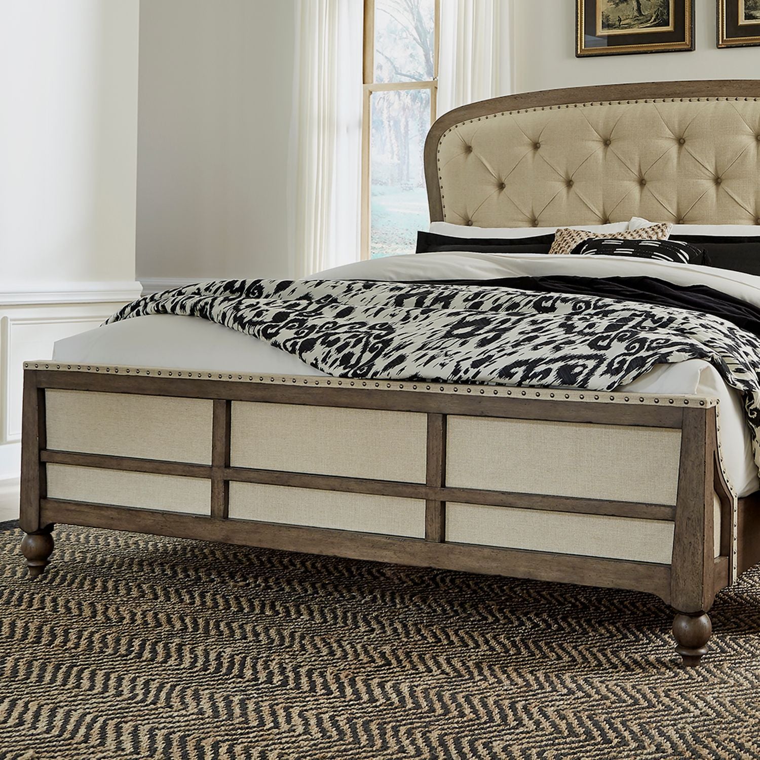 Queen Uph Shelter Footboard