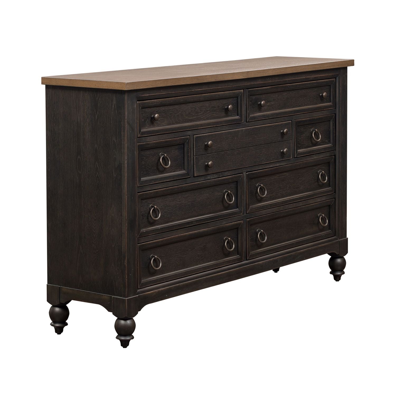 9 Drawer Dresser - Black