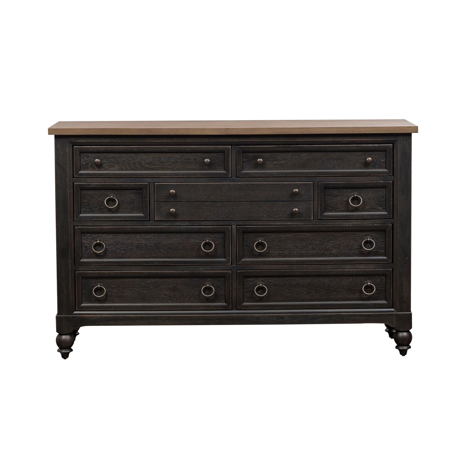 9 Drawer Dresser - Black