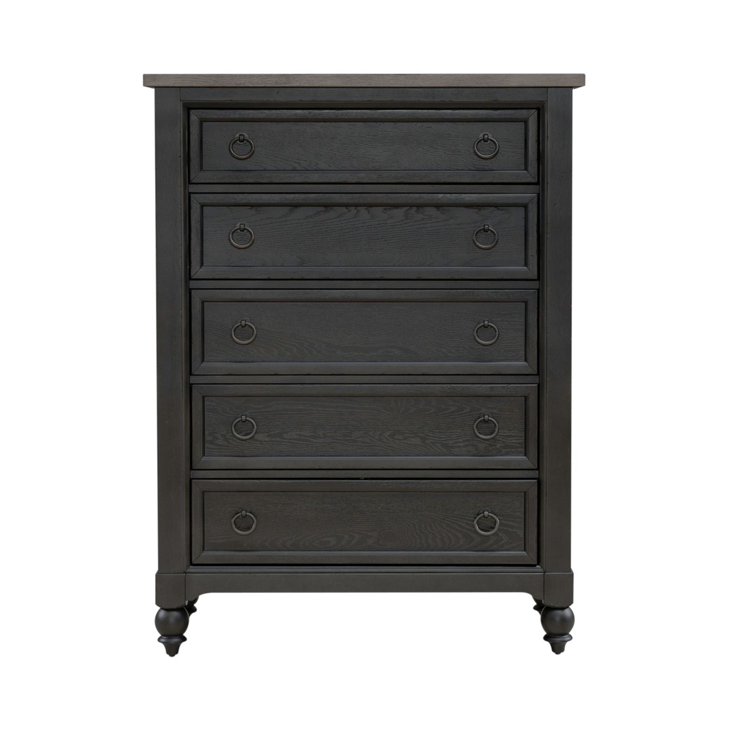 5 Drawer Chest - Black