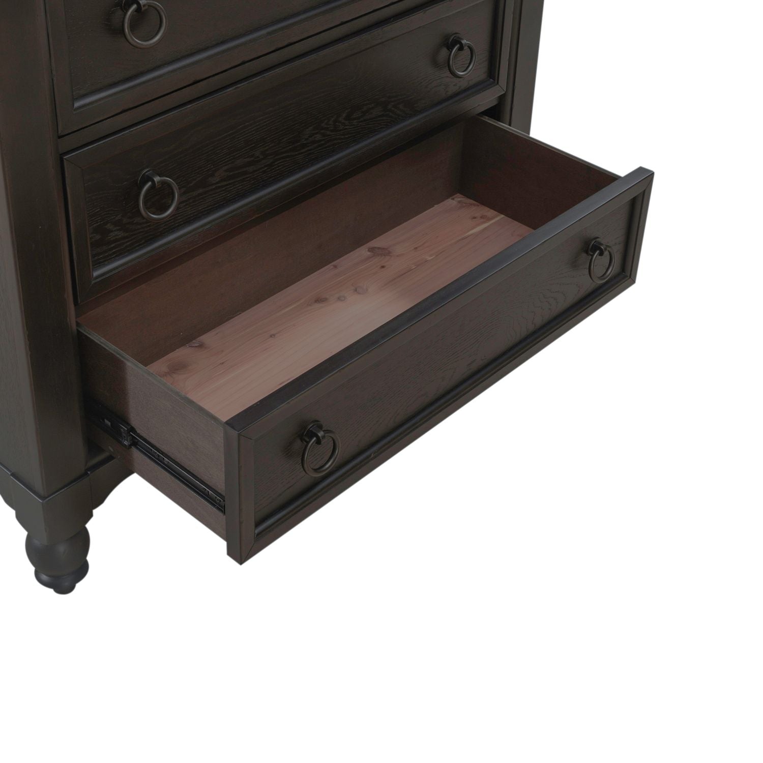 5 Drawer Chest - Black