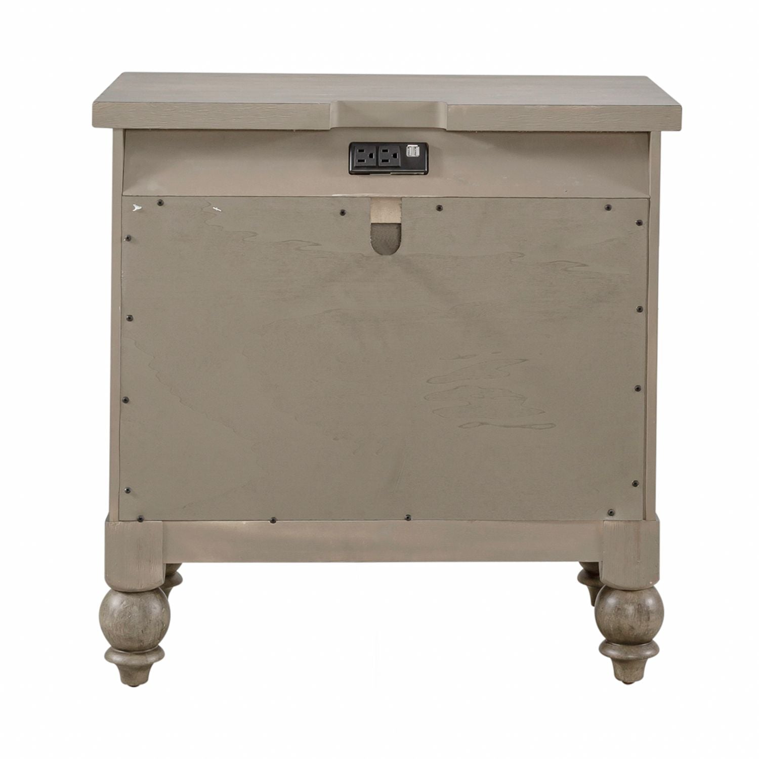 2 Drawer Night Stand w/ Charging Station