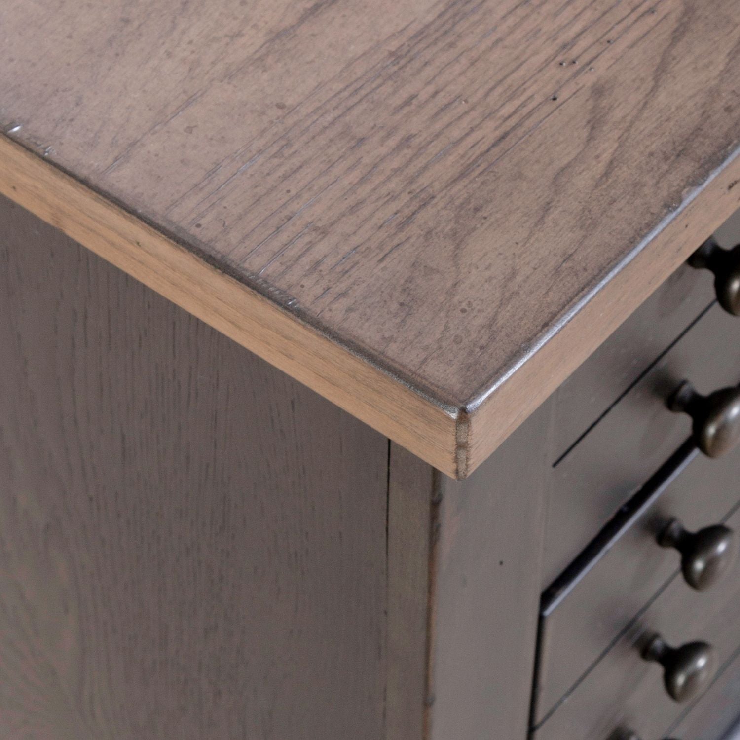 Bedside Chest w/ Charging Station - Black