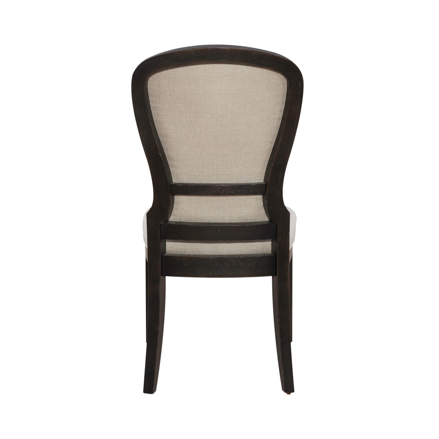 Uph Tufted Back Side Chair - Black