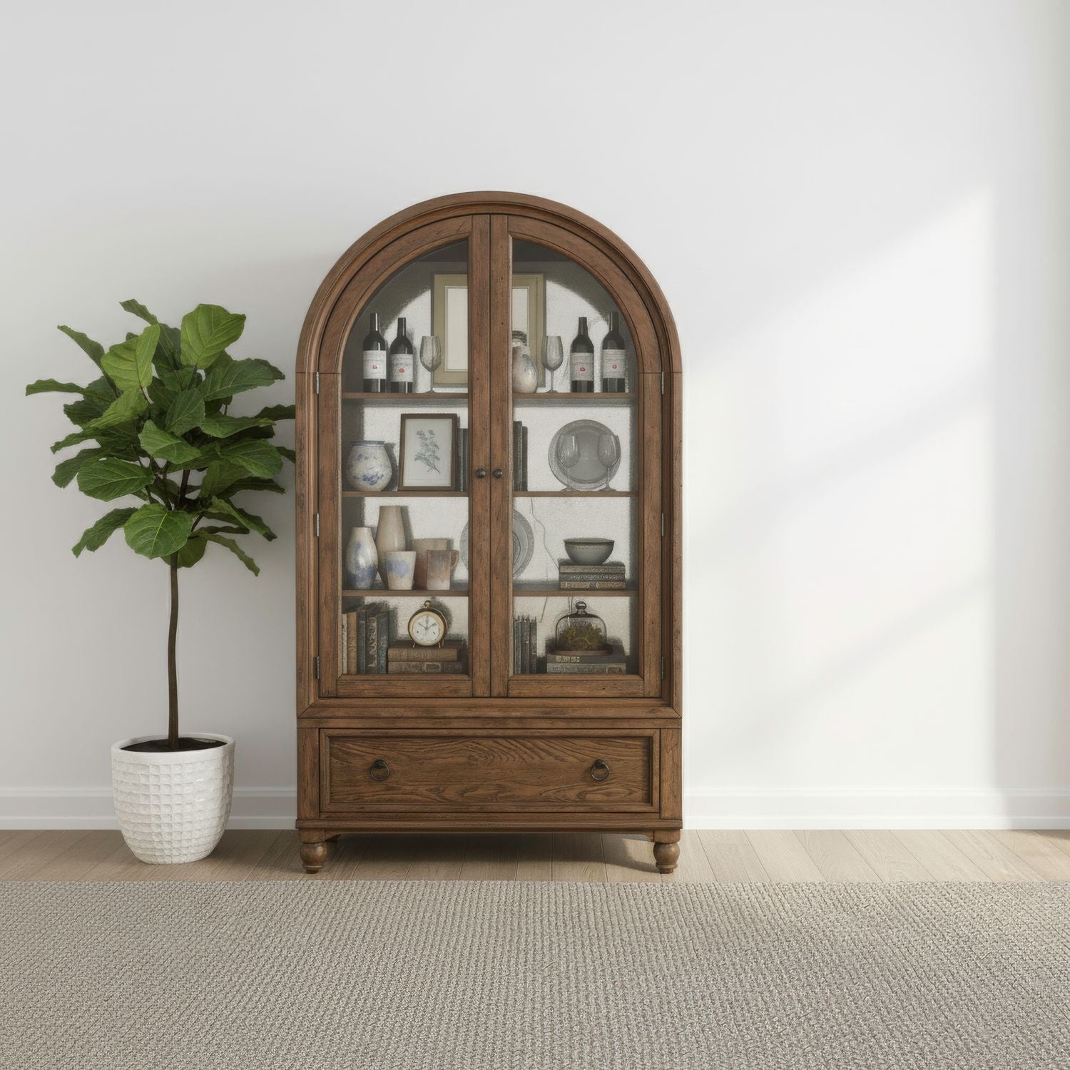 Arched Display Cabinet