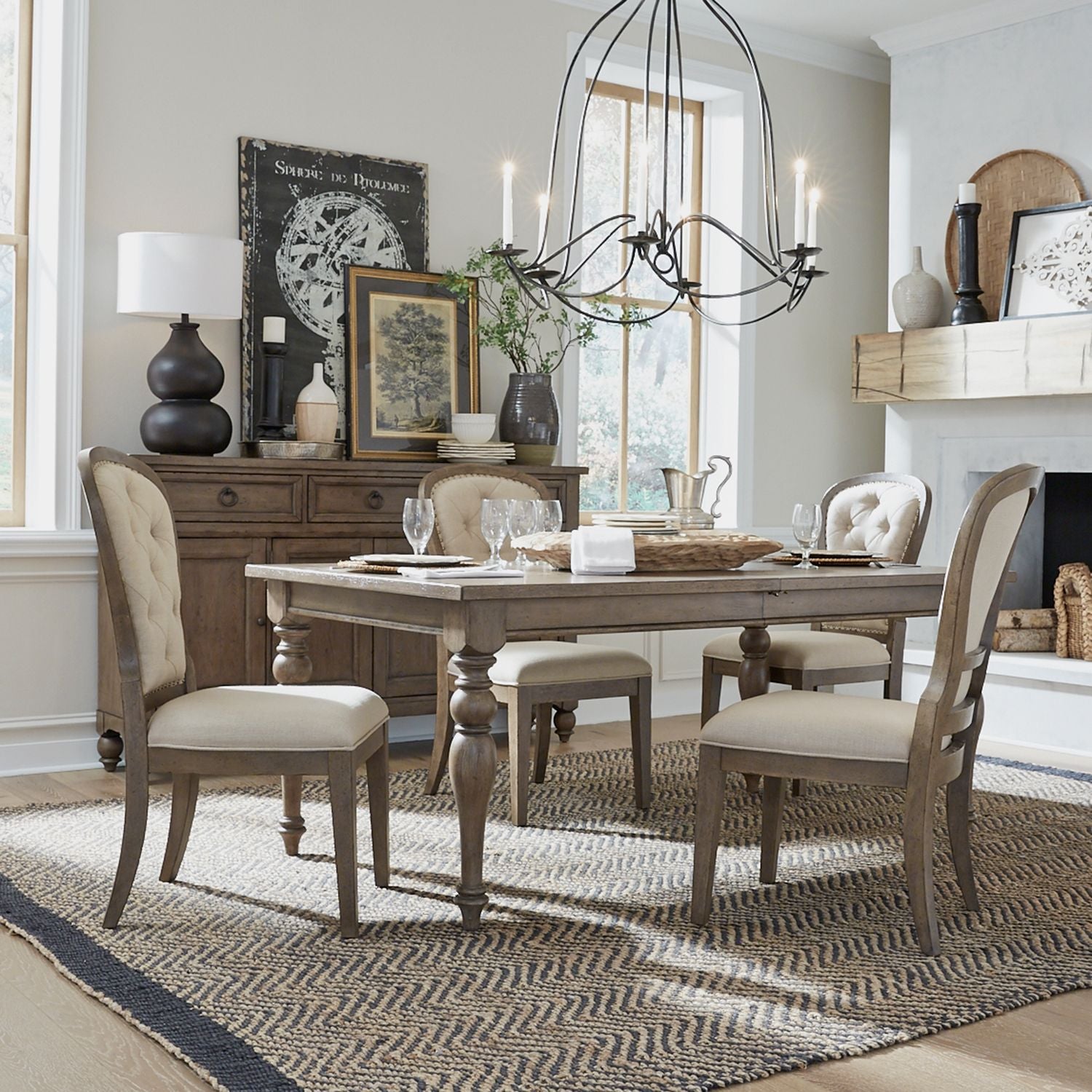 Optional 5 Piece Leg Table Set