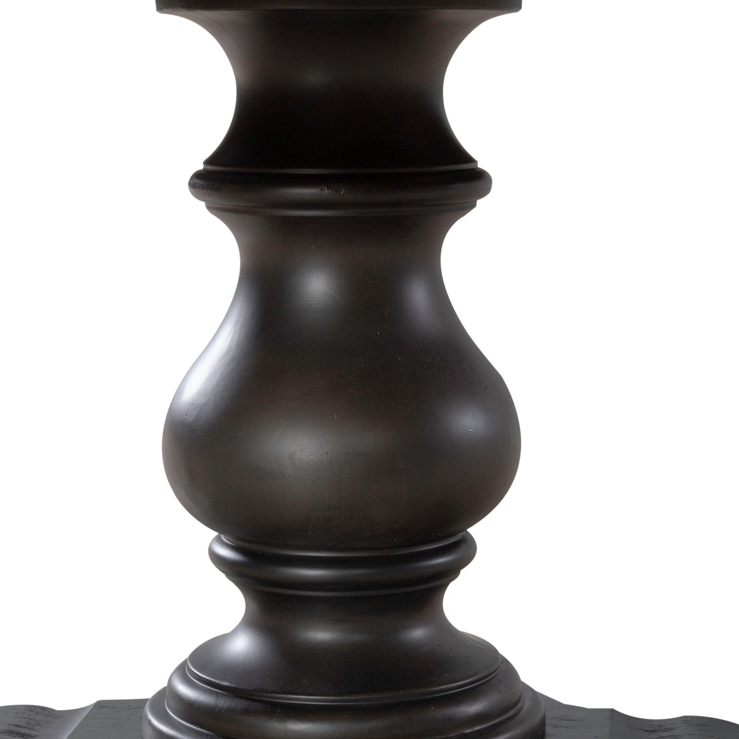 Single Pedestal Table Base- Black