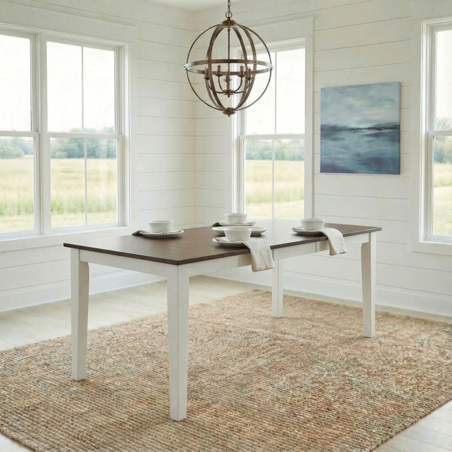 Rectangular Leg Table