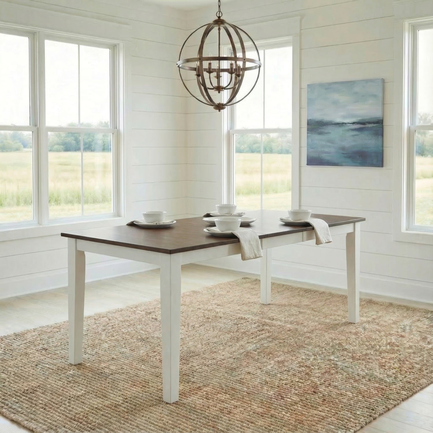 Landale Rectangular Leg Dining Table