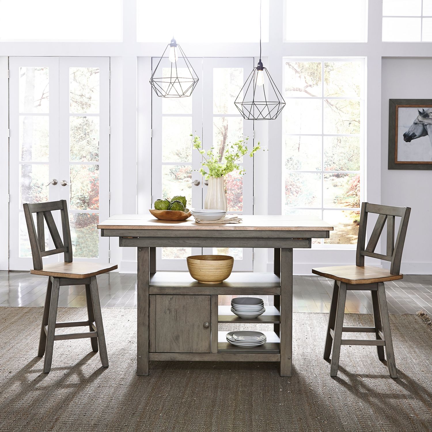 Counter Height Swivel Chair (RTA)