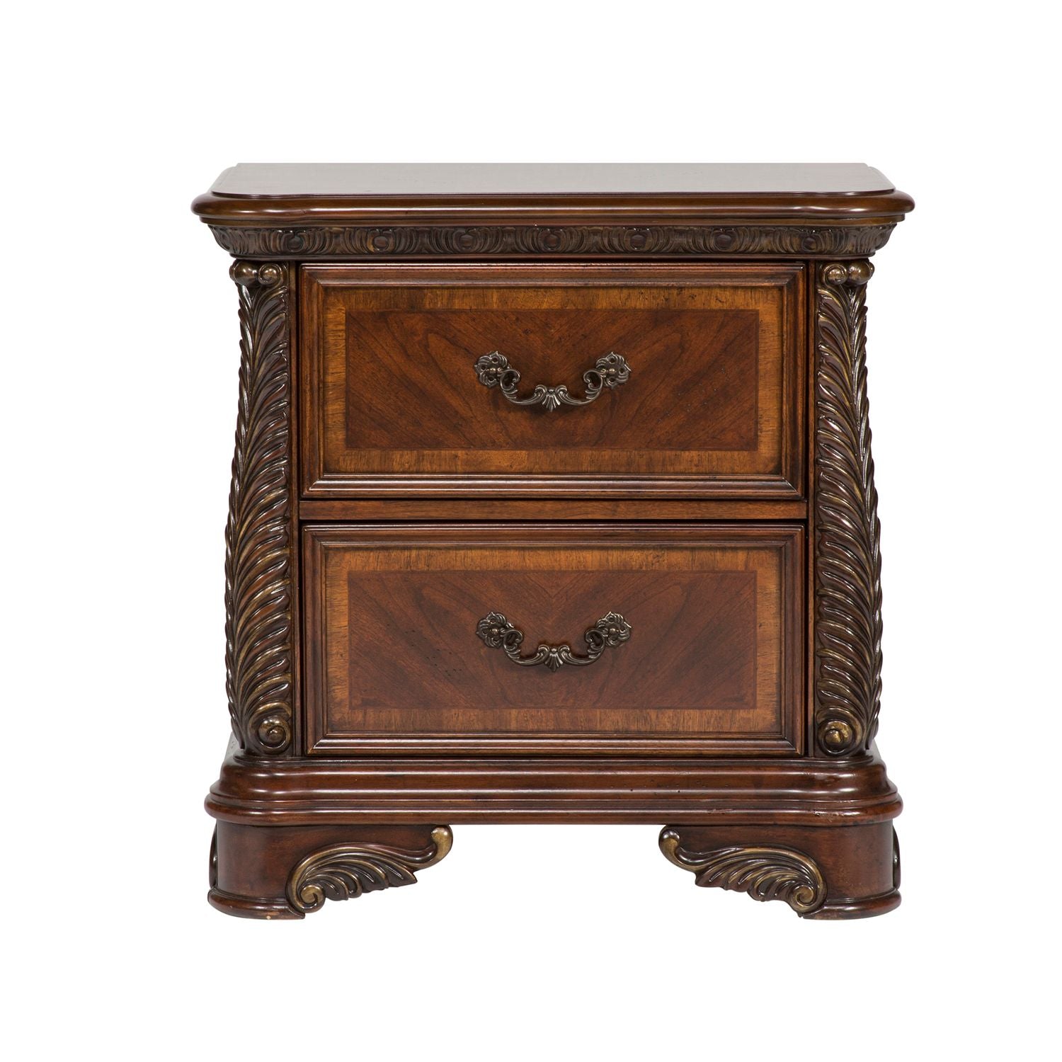 Queen Sleigh Bed, Dresser & Mirror, N/S