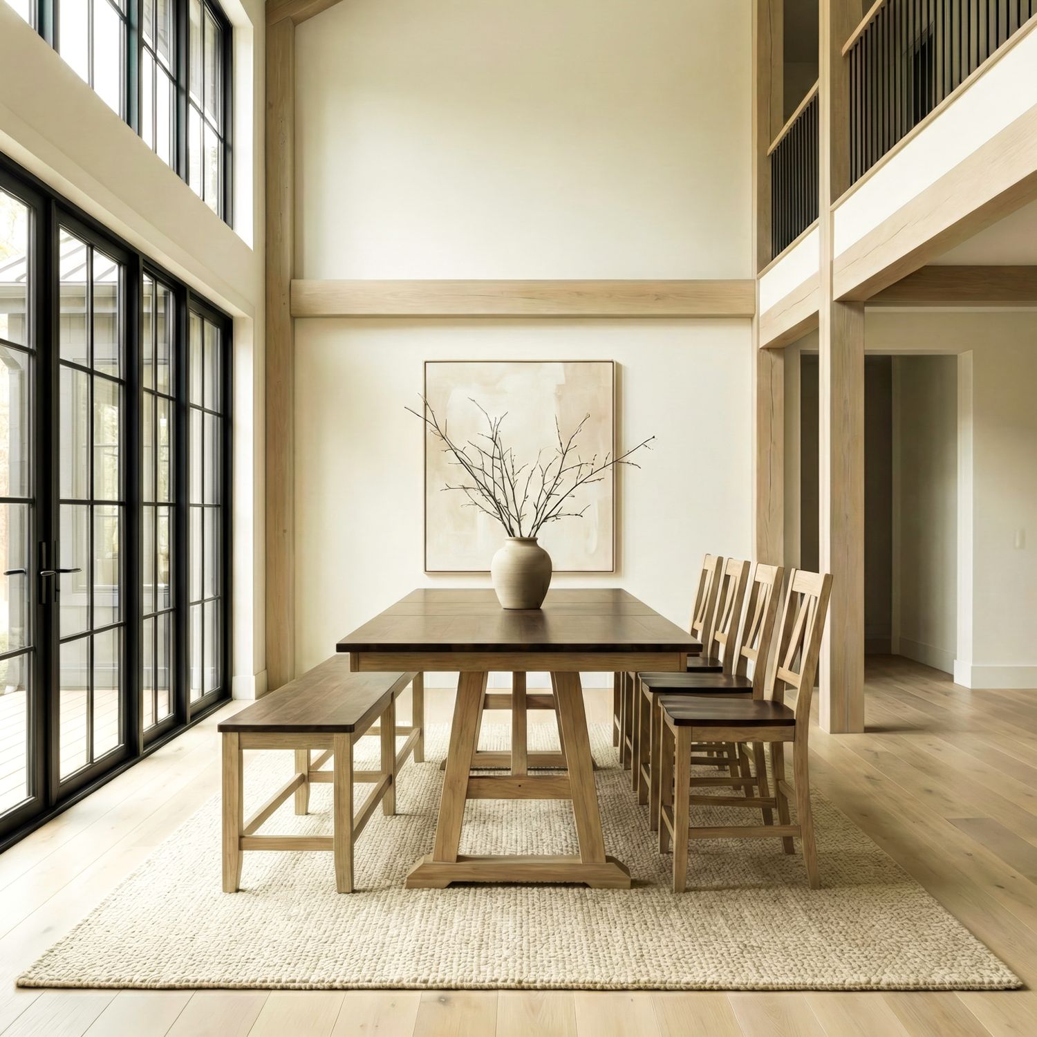 6 Piece Counter Height Table Set