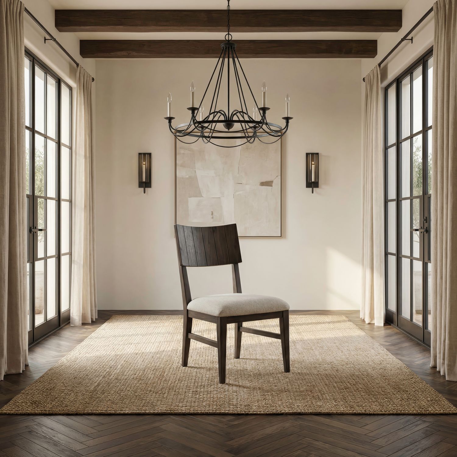 Panel Back Side Chair (RTA)