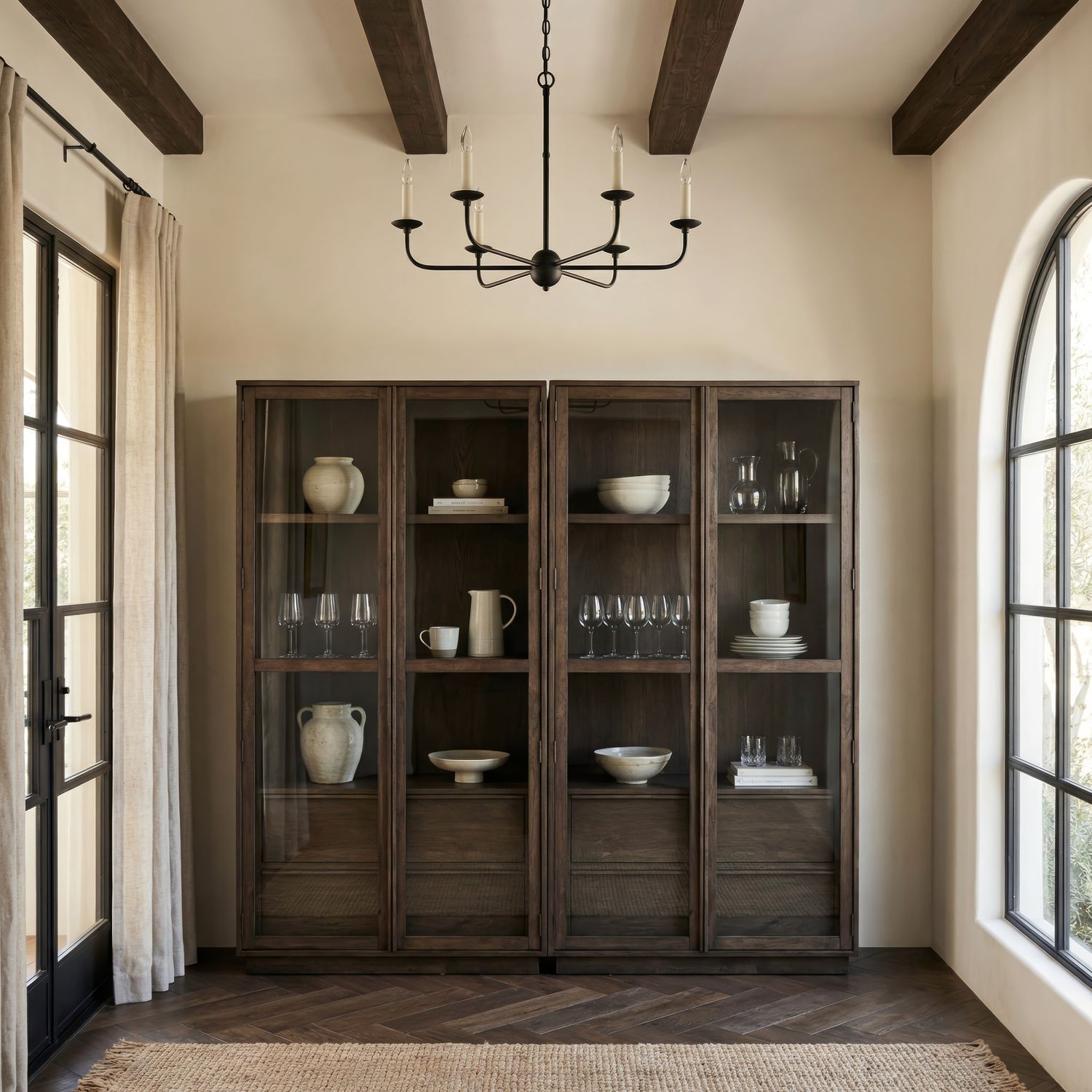 2 Piece Bunching Cabinet Set