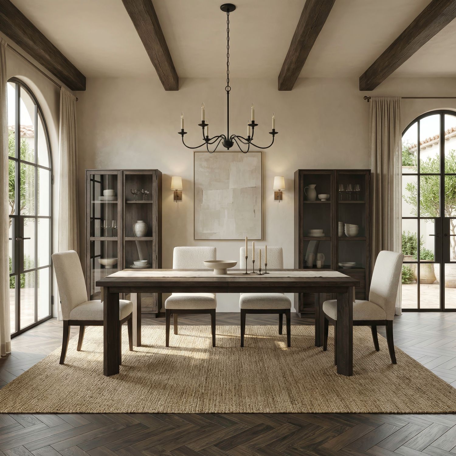 5 Piece Rectangular Table Set