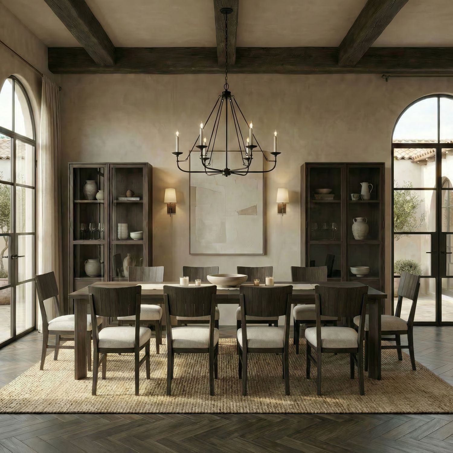Opt 11 Piece Rectangular Table Set