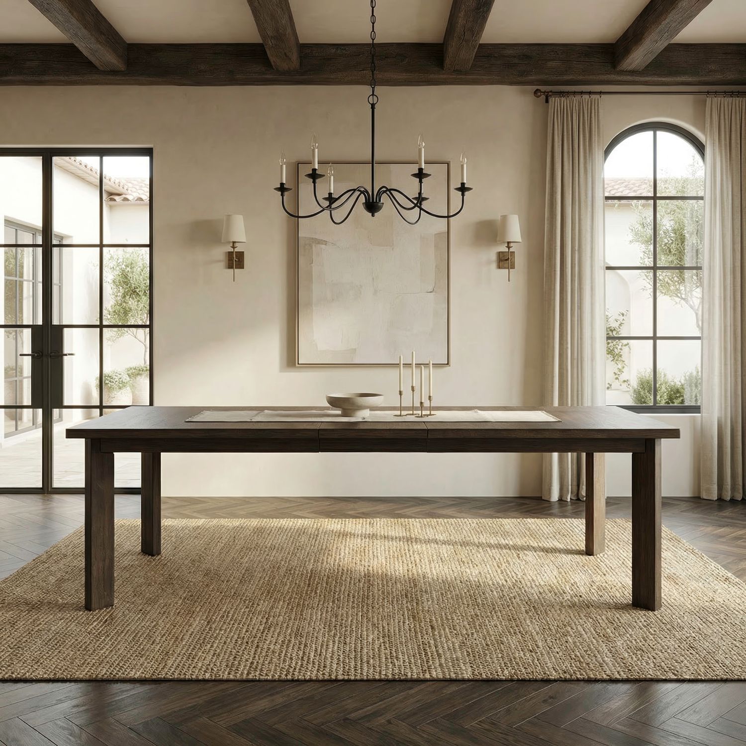 Rectangular Leg Table
