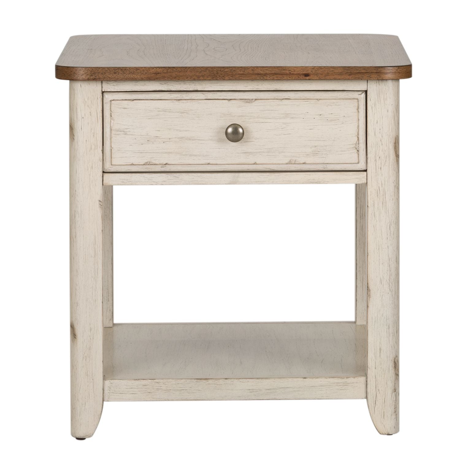End Table with Basket