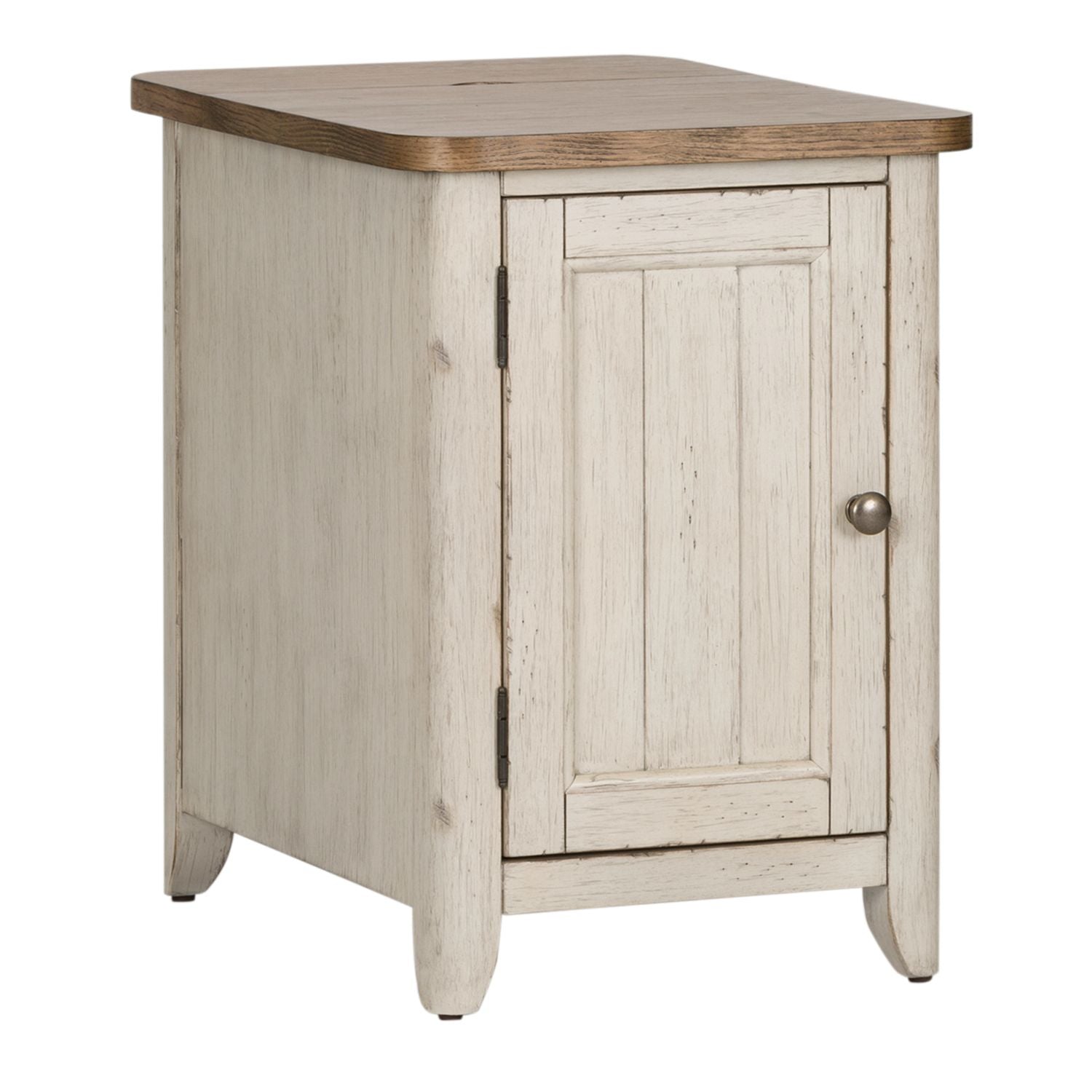 Door Chair Side Table w/ Charging Station