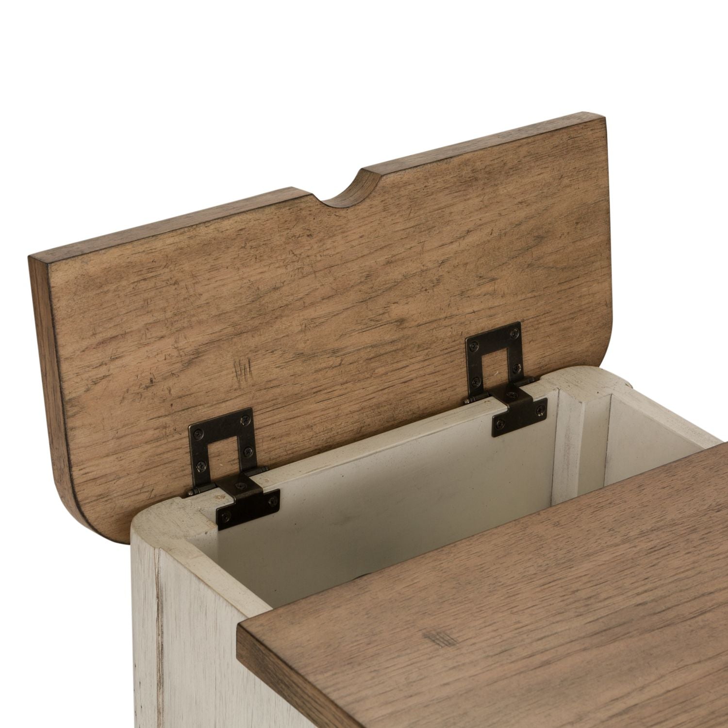 Door Chair Side Table w/ Charging Station