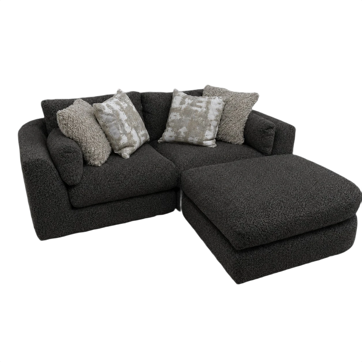 Juniper 2-Piece Loveseat with Ottoman