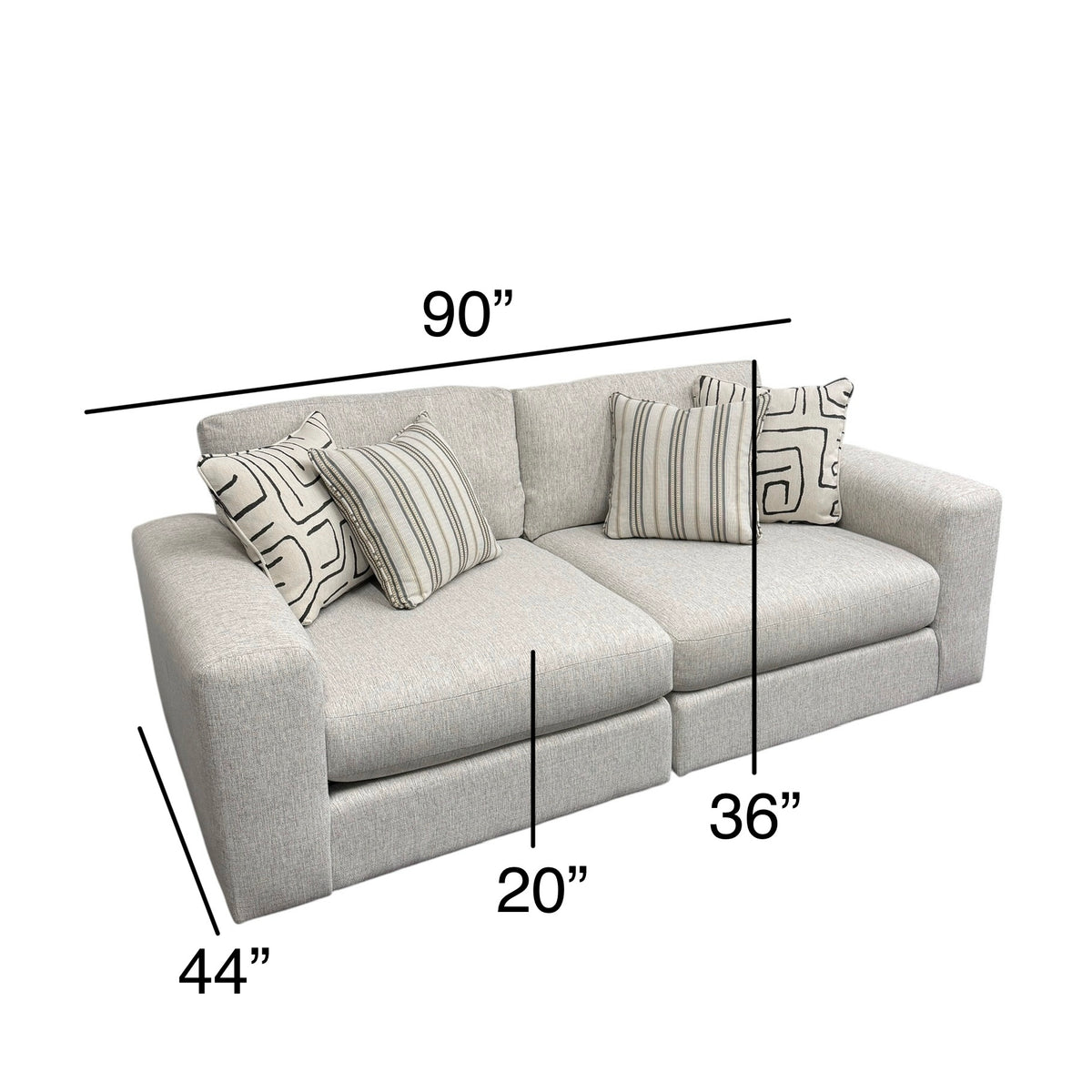 Mason Modular 2-Piece Loveseat